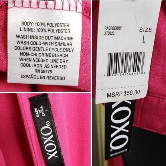 NWT Gorgeous XOXO Sz S Pink Cut-Out Hi-Low Casual Maxi Dress - Picture 8 of 10